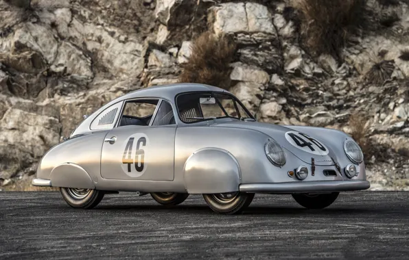 Porsche, Coupe, Race car, 1951, 356SL, Old vehicle