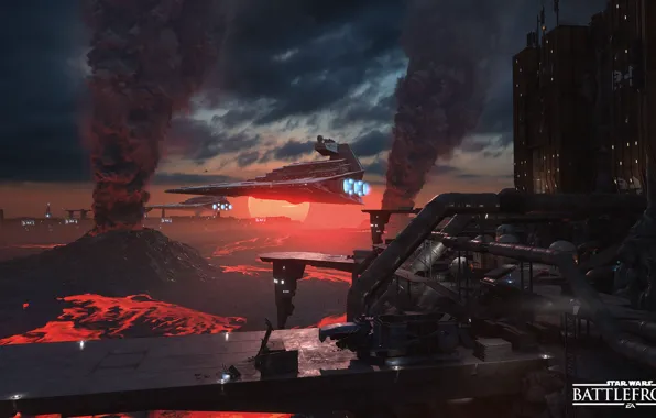 Game, Star Destroyer, Star Destroyer, Electronic Arts, DICE, star wars battlefront, Sullust, Sullust