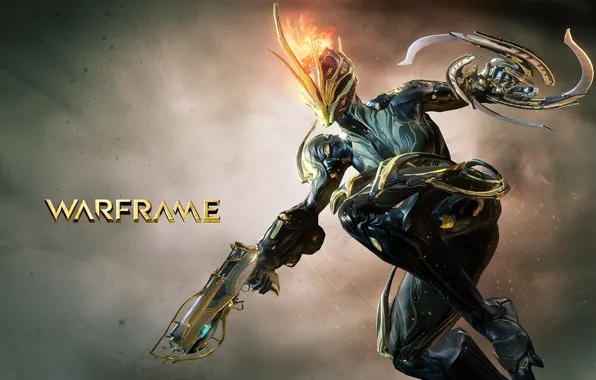 Gun, weapons, fire, the game, blade, soldiers, armor, Warframe