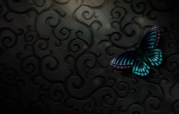 Butterfly, digital, art, butterfly, texure