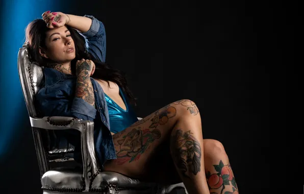 Picture look, tattoo, girl