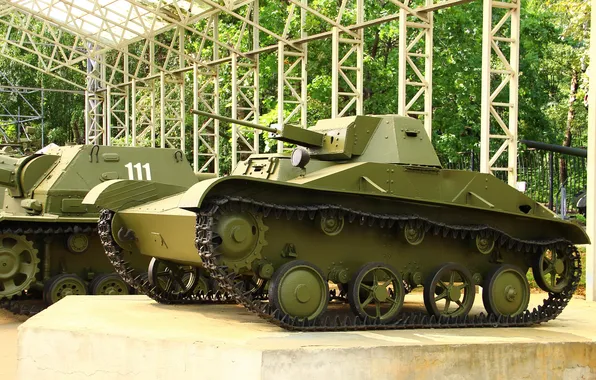 Moscow, USSR, Tank, T-60, Poklonnaya Gora, The Museum of G.O.R.A.