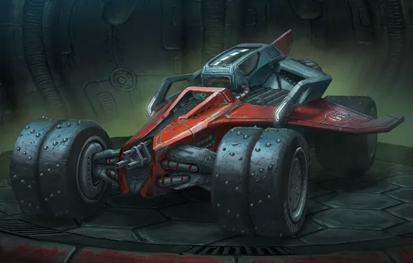 Design, transport, technique, car, Rock n' Roll Racing Airblade Concept