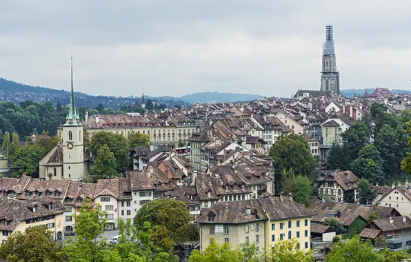 Picture building, Switzerland, panorama, Switzerland, Bern, Bern