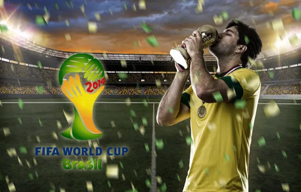 Football, logo, Brazil, football, flag, world Cup, World Cup, Brasil