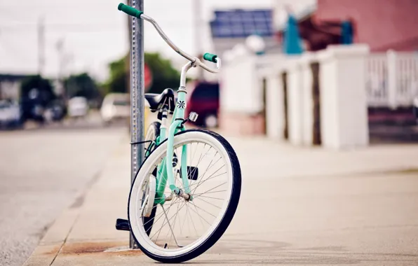 Picture bike, the city, background, mood, stay, Wallpaper, street, sport