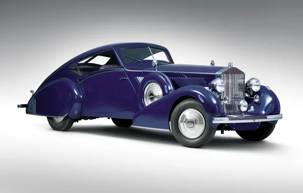 Picture retro, Rolls-Royce, Coupe, 1937, Phantom III Aero
