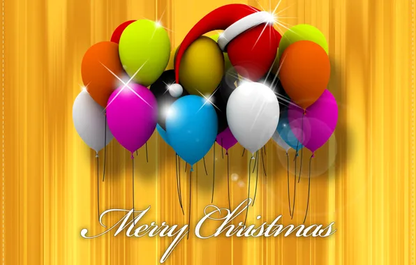 Picture balls, paint, Christmas, cap