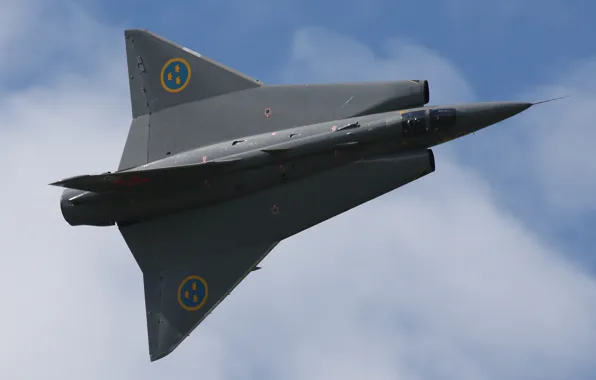 Picture flight, fighter, Draken, supersonic, Swedish, Can be 35