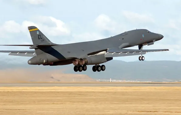 Bomber, landing, the rise, B-1B