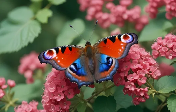 Macro, Butterfly, Generated by AI