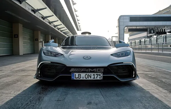 Picture sports car, One, front view, Mercedes-AMG