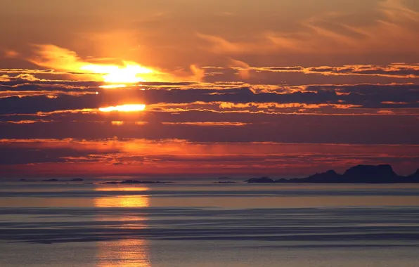 Sea, the sky, the sun