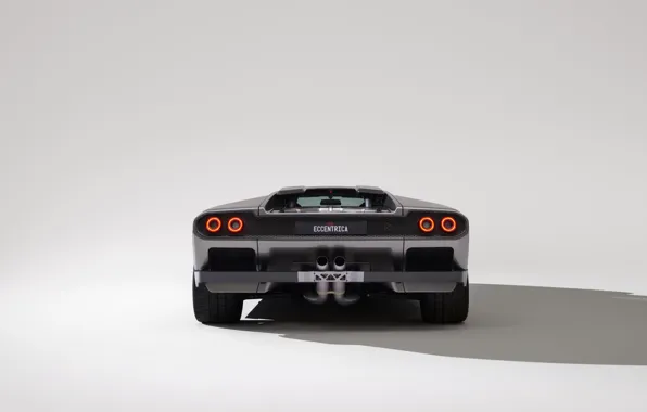 Lamborghini, Diablo, rear view, Lamborghini Diablo Eccentrica Restomod