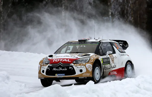 Citroen, Sweden, DS3, WRC, Rally, Meeke