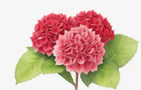 Flower, flowers, red, green, green, tenderness, figure, plant