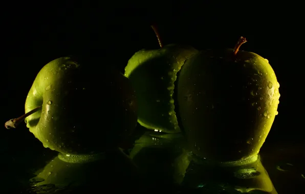 Picture macro, apples, fruit