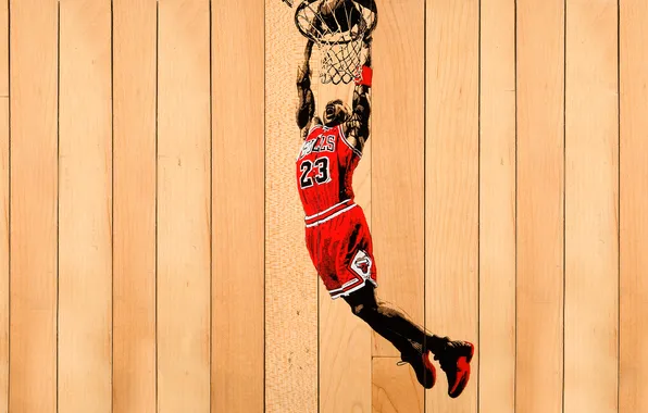 Picture Red, Basketball, Board, Michael Jordan, NBA, Michael Jordan, Chicago Bulls, Chicago Bulls