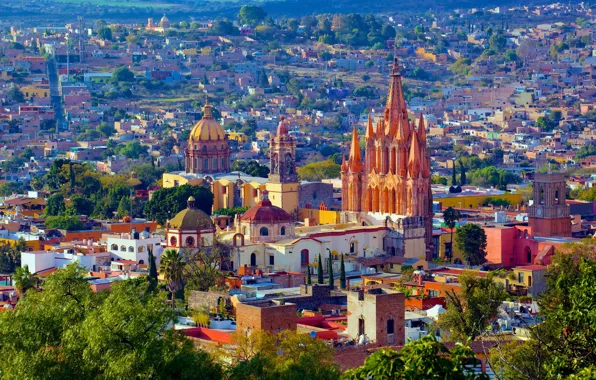 The city, photo, home, Mexico, San Miguel de Allende