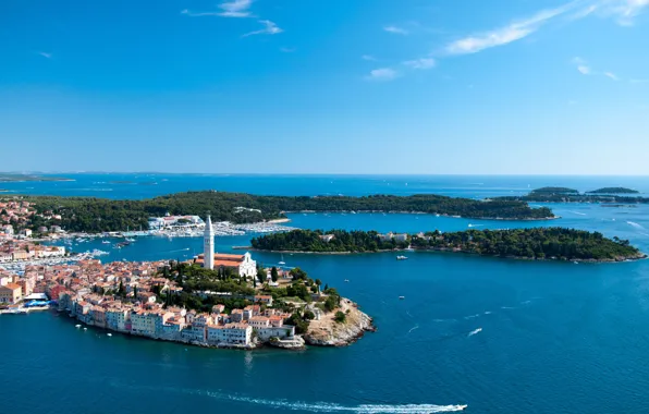 Sea, Islands, Rovinj, Istria, Huatia