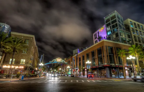 Picture road, the sky, the city, home, excerpt, USA, USA, San Diego