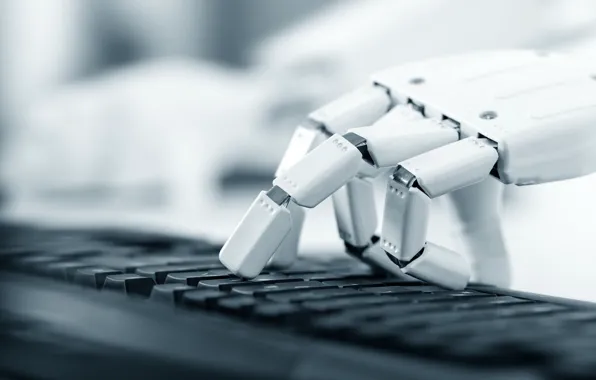 Robot, computer, fingers