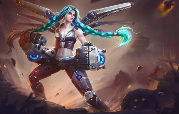 Girl, The game, Girl, Art, Art, Fiction, Game, League of Legends