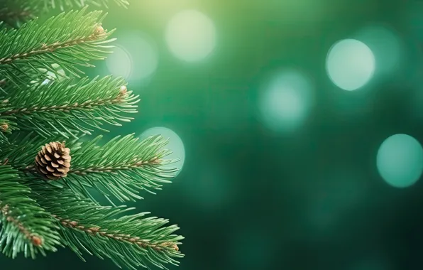 Branches, spruce, Christmas, New year, tree, bump, needles, bumps