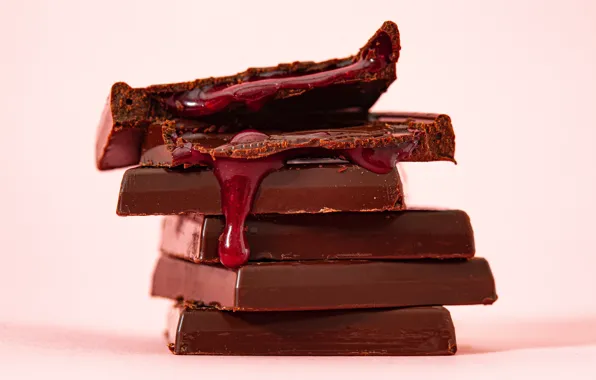 Food, chocolate, jam, sweet, filling