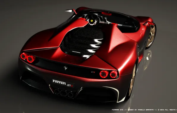 Machine, Ferrari, Ferrari, the concept car, GTE, Concept car