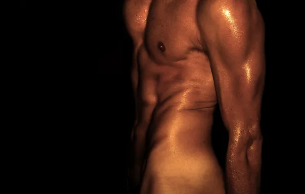 Male, muscle, press