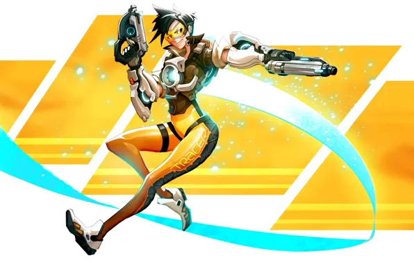 Wallpaper Blizzard Entertainment, Overwatch, Tracer, Tracer for mobile and  desktop, section игры, resolution 1920x1080 - download