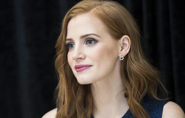 Picture portrait, actress, Jessica Chastain