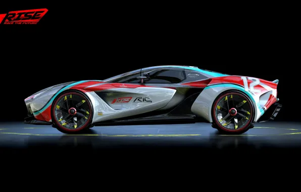 Car, wallpaper, silver, sport, red, game, supercar, design