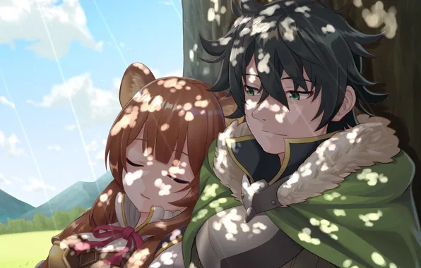 Picture The Rise Of Shield Hero, Raphtalia, Naofumi Iwatani