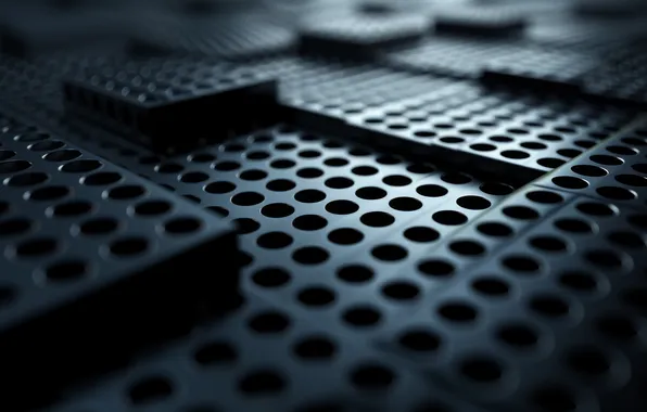 Surface, metal, abstraction, the dark background, structure, holes, holes, perforation