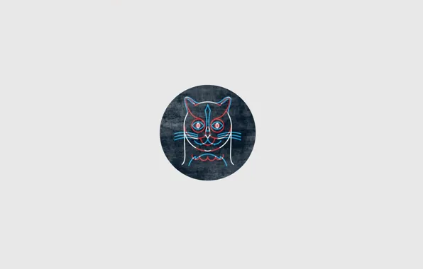 Minimalism, Cat, Art, Art, Cat, Minimalism