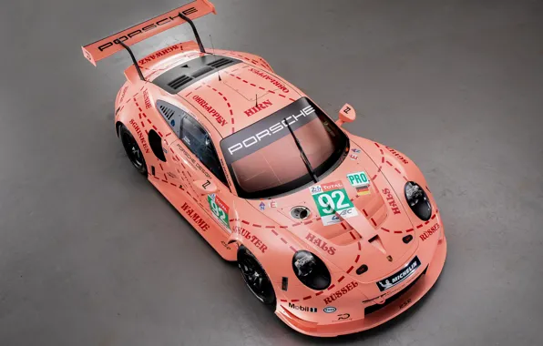 911, Porsche, racing car, the view from the top, RSR, 2018