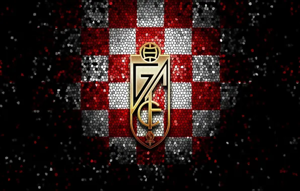 Wallpaper, sport, logo, football, La Liga, glitter, checkered, Granada