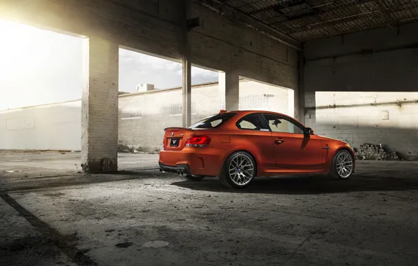 Picture BMW, BMW, orange, 1 series, E82