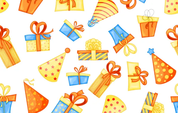 Picture background, birthday, gift, seamless