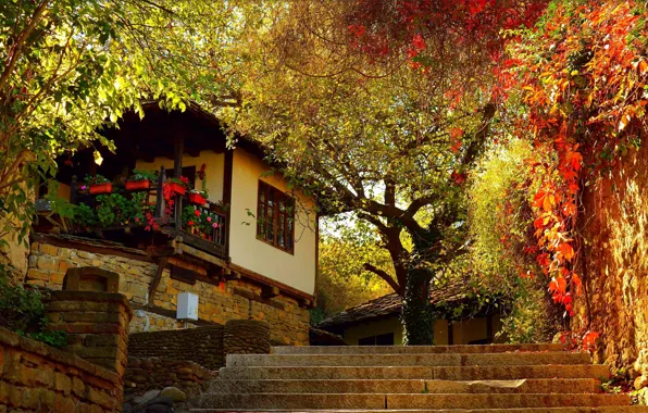 Picture Autumn, House, Stage, House, Fall, Autumn