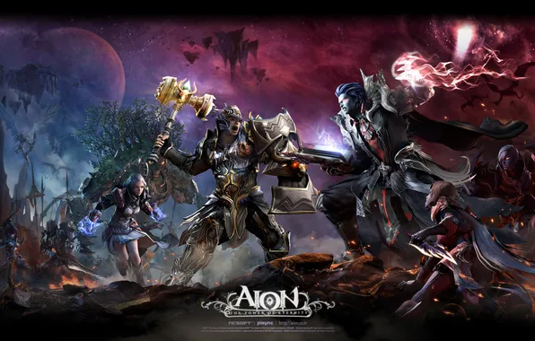 Picture hammer, MAG, battle, AION
