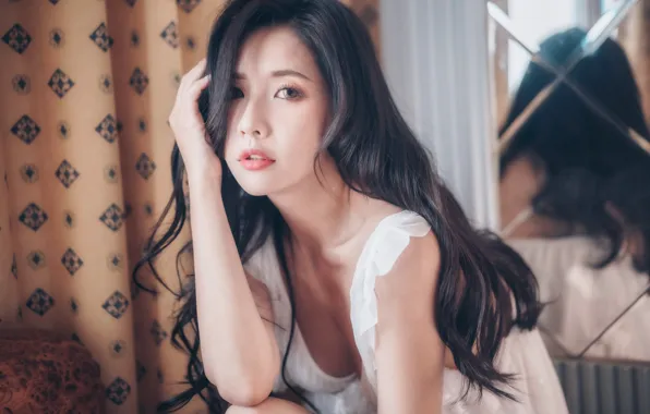 Picture look, girl, model, hair, Asian