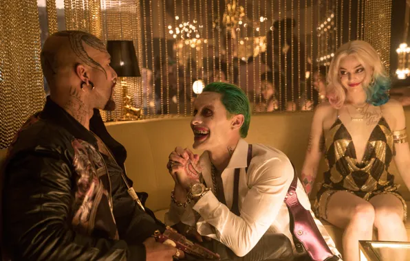 Joker, Joker, Jared Leto, Jared Leto, Harley Quinn, Harley Quinn, Margot Robbie, Margot Robbie