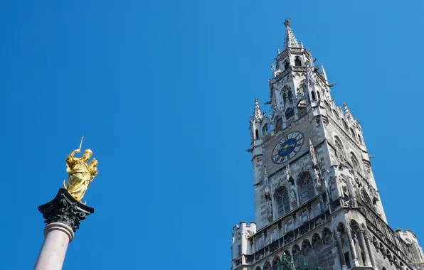 Tower, Germany, Munich, town hall