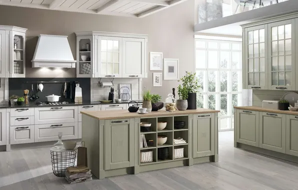 Style, room, Villa, interior, Italy, kitchen, Italian design, Kitchen Obesta