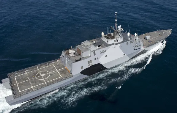 Picture weapons, ship, The littoral combat ship USS Freedom