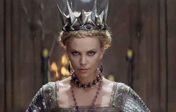 Charlize Theron, screenshot, Charlize Theron, Queen, evil, Snow White and the Huntsman, Snow white and …