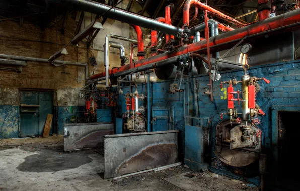 Background, factory, boiler